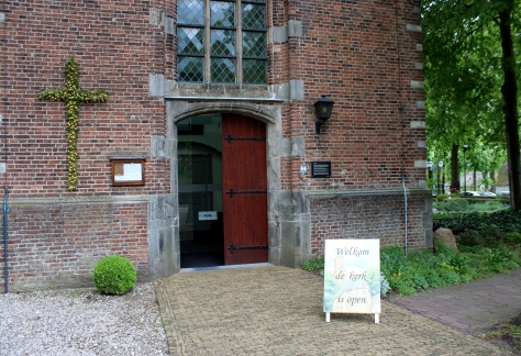 Bord Kerk open voor Oude Kerk Soest, mei 2019