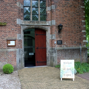 Bord Kerk open voor Oude Kerk Soest, mei 2019